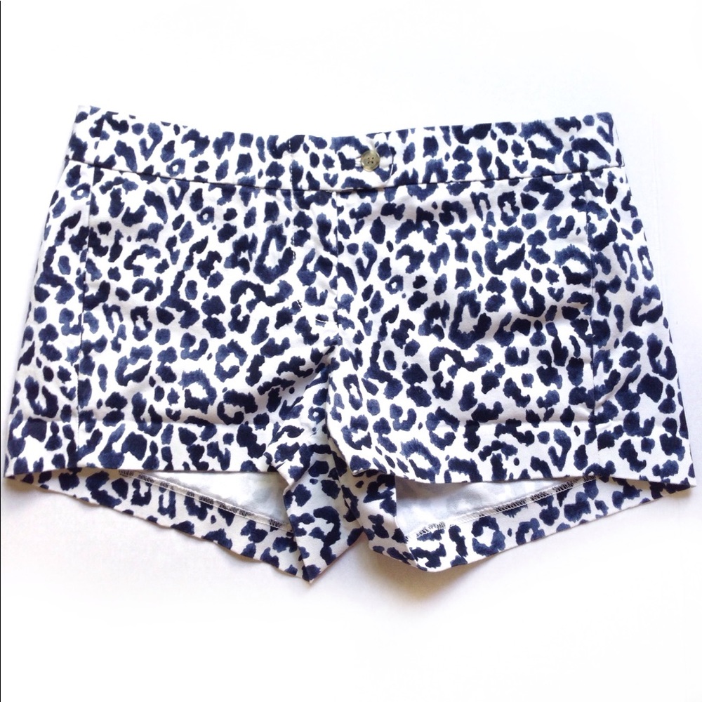 J.Crew stretch printed shorts.